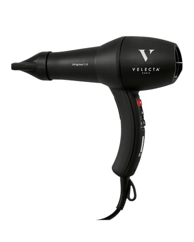 Velecta Paris Sèche-cheveux Professionnel Original 1 3 Noir Velours