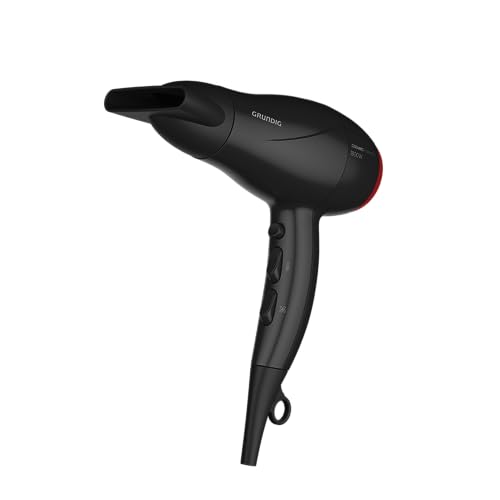 Grundig Haartrockner HD 3700 B Pour Cheveux Soyeux Et Rapides