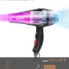 Sèche Cheveux Professionnel 3500W Ionique Céramique Diffuseur Noir