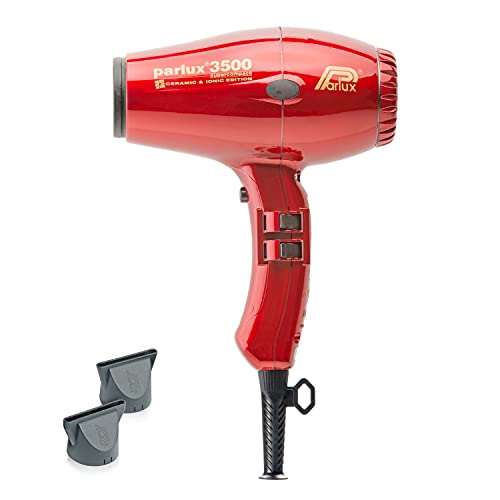 Parlux Supercompact 3500 Sèche-Cheveux Ionique Céramique Rouge