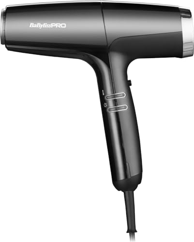 Babyliss Pro Falco Sèche-cheveux Haute Vitesse Noir Argent Babyliss Pro Falco Sèche-cheveux Haute Vitesse Noir Argent