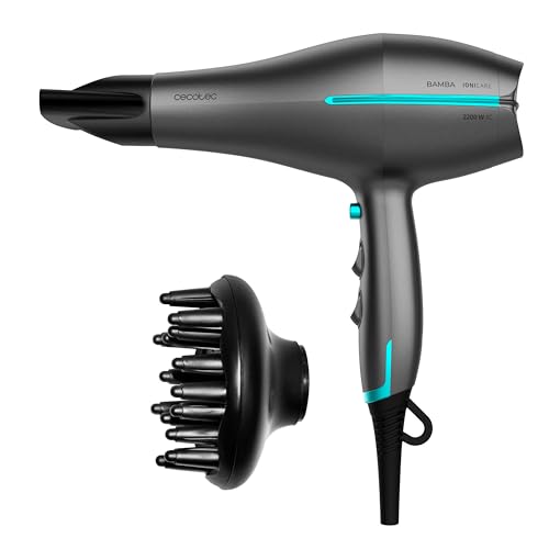 Cecotec Sèche Cheveux Ionique Maxi Aura Noir 2200W Cecotec Sèche Cheveux Ionique Maxi Aura Noir 2200W