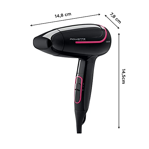 Rowenta CV3323 Nomad Sèche-cheveux Voyage 1600 W Compact Pliable