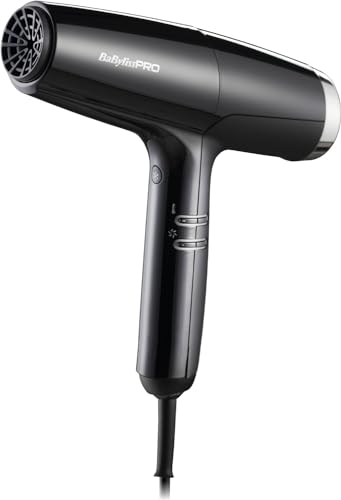 Babyliss Pro Falco Sèche-cheveux Haute Vitesse Noir Argent
