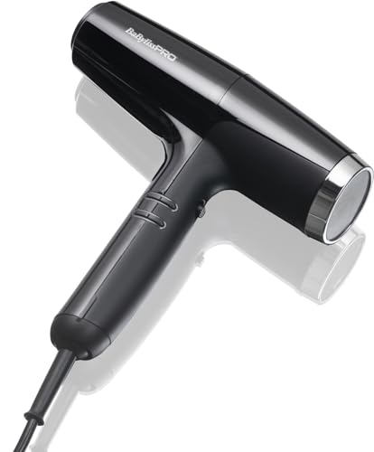 Babyliss Pro Falco Sèche-cheveux Haute Vitesse Noir Argent – Image 3