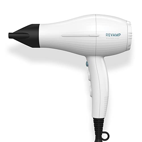 REVAMP Progloss 3850 Featherlite Ultra X Shine Sèche-Cheveux Moteur AC 2300W Flux Puissant Volume Douceur