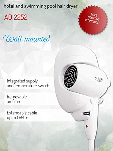Adler AD 2252 Sèche Cheveux Multicolore Taille Unique