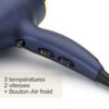 BaByliss 5781PE Sèche-cheveux Midnight Luxe Ionique Titane Céramique