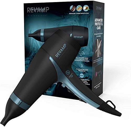 REVAMP 4000 Sèche-Cheveux 2100W Léger & Rapide, 4 Régl., Air Froid REVAMP 4000 Sèche-Cheveux 2100W Léger & Rapide, 4 Régl., Air Froid