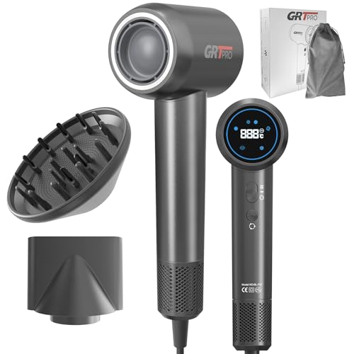 Sèche Cheveux Ionique 2200W Compact Gris with Capteur Intelligent Sèche Cheveux Ionique 2200W Compact Gris with Capteur Intelligent