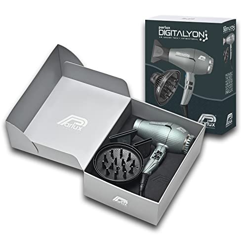 Parlux Pack Digitalyon Gris Pailleté Sèche-cheveux Professionnel