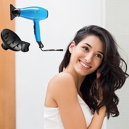 Sèche cheveux Gama Professionnel 2200W AC Bleu