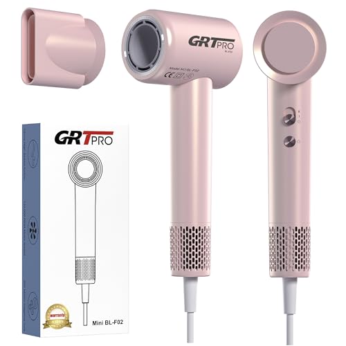 Mini Sèche Cheveux Professionnel Ionique 2200W léger Silencieux Rose Mini Sèche Cheveux Professionnel Ionique 2200W léger Silencieux Rose