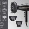 BEPER Seche Cheveux Professionnel Noir Doré 2400W Mode Air Chaud Froid