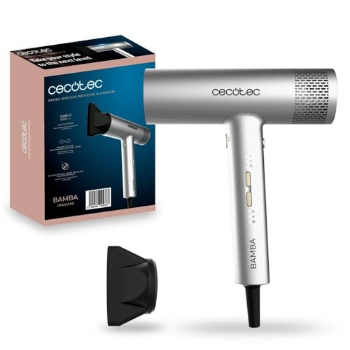 Cecotec Sèche-Cheveux Bamba IoniCare RockStar Aluminium 2000W