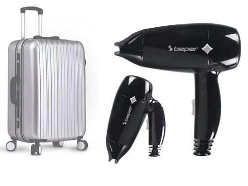 BEPER P301ASC100 Sèche-cheveux voyage 1200W léger pliable noir BEPER P301ASC100 Sèche-cheveux voyage 1200W léger pliable noir