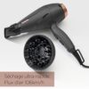 BaByliss Sèche-cheveux Smooth Pro 2100W Noir 6709DE