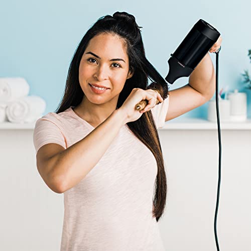 Shark STYLE iQ Sèche-cheveux 3-en-1 Noir/Rose Model HD120EU