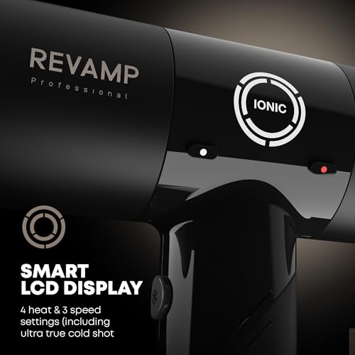 REVAMP Enigma Revelation Sèche-Cheveux Ionic Digital Mode Froid Accessoires