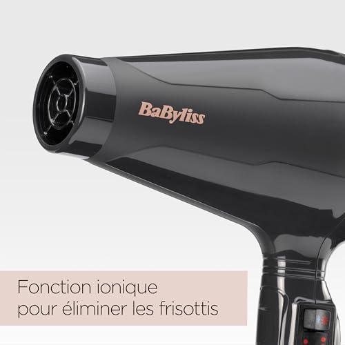 BaByliss Sèche-cheveux Air Pro Diffuseur Moteur AC Noir