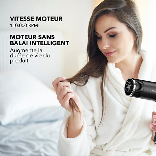 Gama Italy Professional iQ1 Perfect Sèche-cheveux 1600W Noir – Image 3