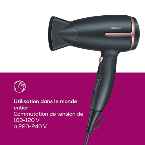 Beurer HC 25 Sèche-cheveux pliable ionique 1600W voyage