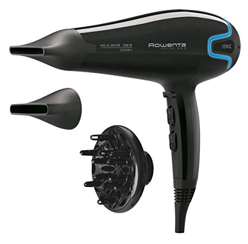 Rowenta Infini Pro Sèche-cheveux Moteur AC Ionic Control 3 accessoires Rowenta Infini Pro Sèche-cheveux Moteur AC Ionic Control 3 accessoires