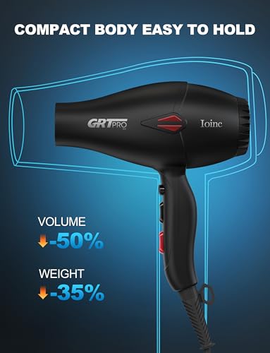 Seche Cheveux Pro 2400W Ionique AC Motor 3 Temp 2 Vitesse