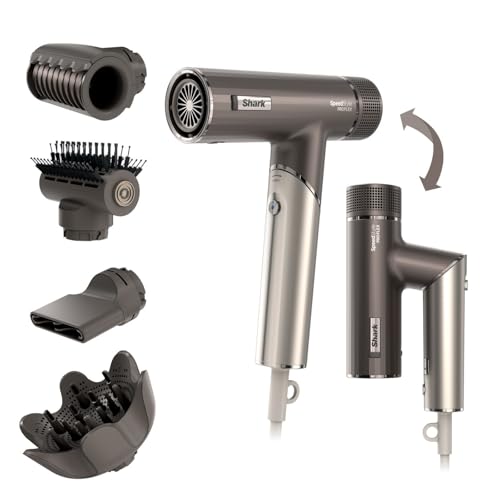 Shark Sèche-cheveux SpeedStyle Pro FLEX Moka Argent Shark Sèche-cheveux SpeedStyle Pro FLEX Moka Argent