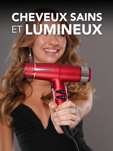 Sèche-cheveux professionnel Gama Iq Lite 1600W léger et Technologie Oxy