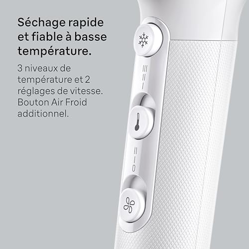 Sèche-cheveux Braun HD2.1 2100W léger concentrateur 3 modes