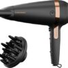 Grundig HD 7081 2100 W Noir Rose Doré, Compact, Facile à Utiliser