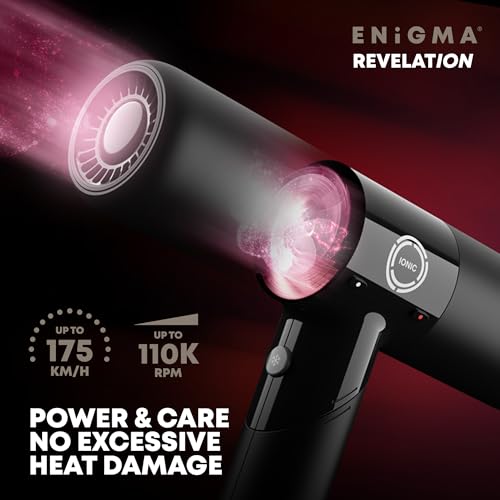 REVAMP Enigma Revelation Sèche-Cheveux Ionic Digital Mode Froid Accessoires