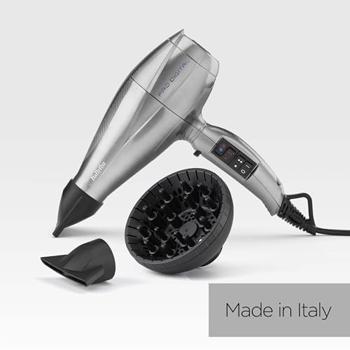 BaByliss sèche-cheveux professionnel Pro Digital 2200W ionique céramique argent