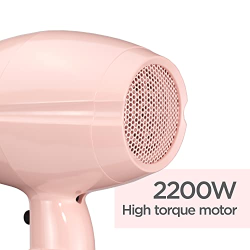 BaByliss Rose Blush Sèche-cheveux 2200W ionique léger