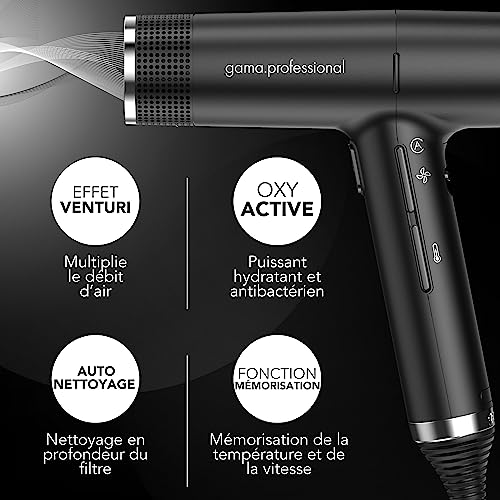 Sèche-cheveux professionnel Gama iQ Perfetto Ion, 30% plus rapide – Image 3