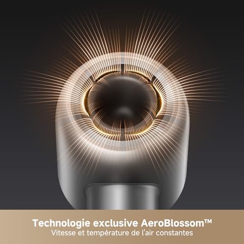Sèche-cheveux professionnel 2200W AeroBlossom Plasma Capteur NTC
