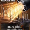 Seche Cheveux Professionnel 2400W Ionique 40 Millions D'ions Négatifs