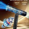 Seche Cheveux Professionnel 2400W Ionique 40 Millions D'ions Négatifs