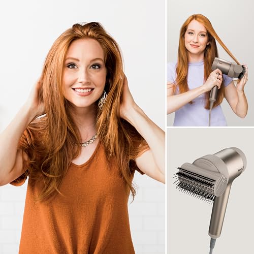 Shark STYLE iQ Sèche-cheveux Styler 3 en 1 Champagne HD120SLEU