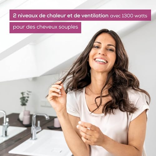 Beurer HC 17 Sèche-cheveux compact pliable 1300W Satin gris