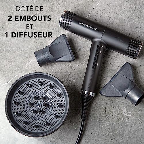 Sèche-cheveux professionnel Gama iQ Perfetto Ion, 30% plus rapide